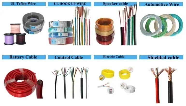 Rvvp Power Cable 1.5mm 2.5mm 4mm 6mm Flexible Shielded Unshielded 16mm 24AWG 16 Sq mm 4core Electrical Wire