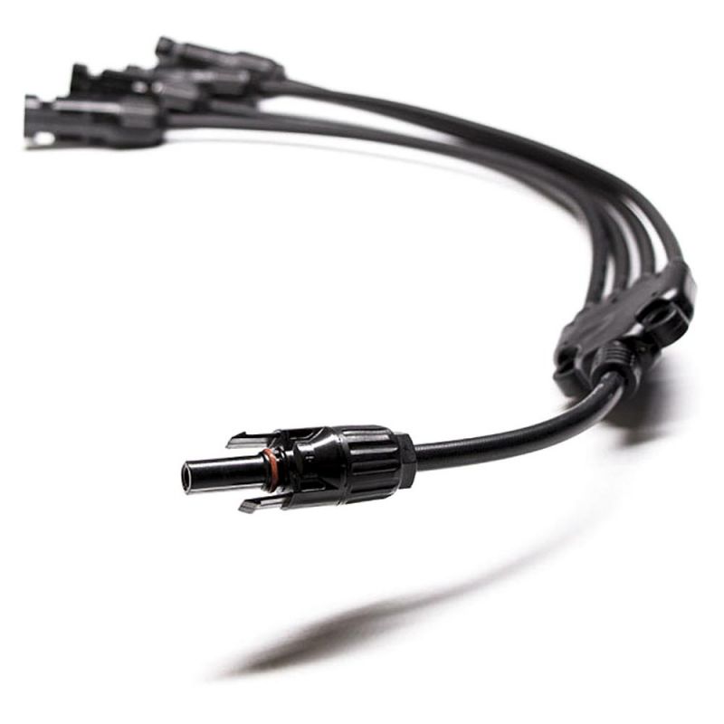 Photovoltaic Systems IP68 Rated 4 Way Mc4 Cable Connector