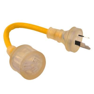 Australian Heavy Duty 15A Transparent Power Cord Factory