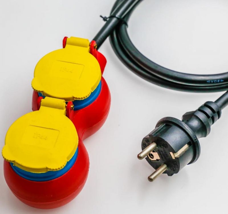 4 Way Electric Extension Sockets, Electric Switch and Socket, Schuko Socket