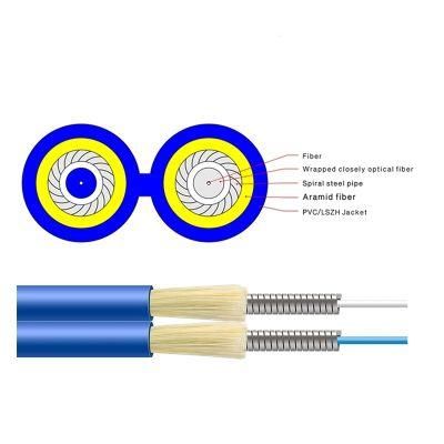 Indoor Communication Aramid Yarn Distribution Fiber Optic Cable (GJFJV)