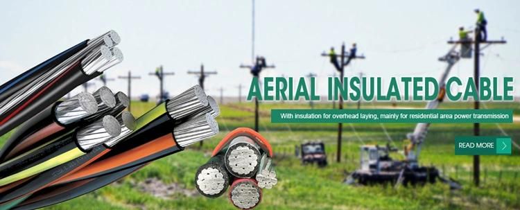 0.6-1kv XLPE Insulated Service Aerial Bundled Aluminum Overhead ABC Cable