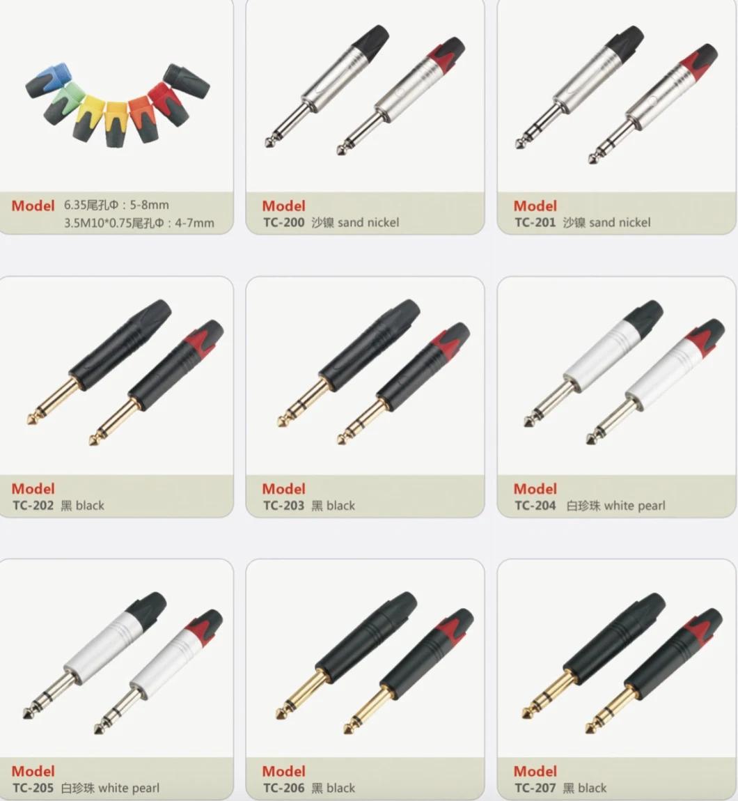 Guitar Cable Nylon 10FT 1/4 Inch 6.35mm Gold Straight Ts to Ts Electric Guitar and Bass Audio Cord Professional Instrument Wire OFC CCA 22/24 AWG Guage Colors