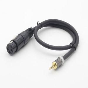 Gold-Plated 3.5mm to XLR Female Microphone Cable