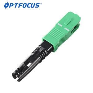 FTTH Sc APC 0.3dB Single-Mode Fiber Optic Fast Connector FTTH Fiber Optic Quick Connectors