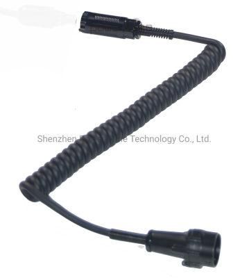 Lower Cable connector Aj107 Mil Plug for Combat Vehicle Crewman Soldier Helmet Headset