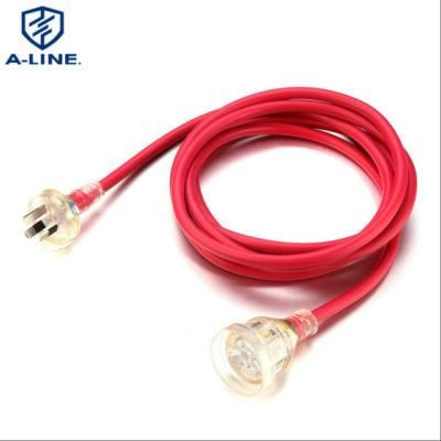 Professional Supplier Australia 10A 250V Extension Cord with LED Light