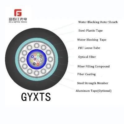 Communication Cable Central Loose Tube Gyxts Fiber Optic Cable