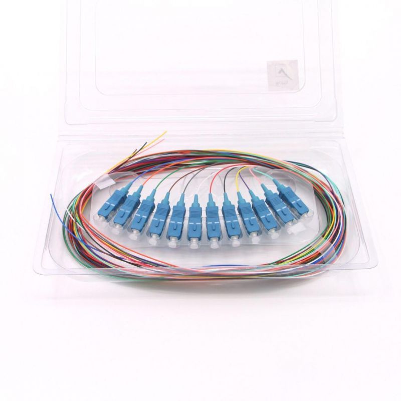 Sc 12 Colors Fiber Optic Pigtail Cable
