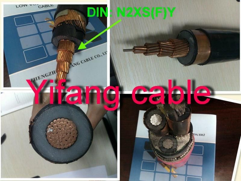 12.7/22 (24) Kv 185 Sq. mm Single Core XLPE Insulated Aluminium Wire Armored Power Cable BS-6622 IEC-60502