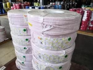 White UL 2468 18AWG 3p Electronic Lead Wire
