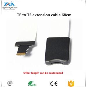 Xaja 15cm/25cm/48cm/62cm TF to Micro SD TF Flex Extender Cable Zip Extension Cable Memory Card Extender Cord Linker