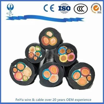 Nyy Epr Sheath Nsshou-O/J 802 Rubber Flexible Mining Cable Aluminium Control Electric Wire Coaxial Cable Waterproof Rubber Cable