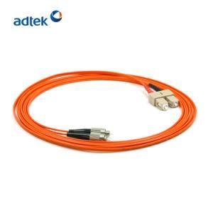 Best Quality 1m 2.0mm 62.5/125 Om1 50/125 Om2 Sc/Upc-FC/Upc Duplex PVC/LSZH Patch Cord for CATV