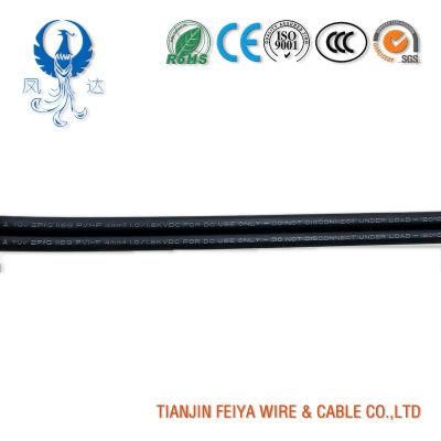 2X4mm2 New Energy Solar Power Cable PV1-F Twin Flat Solar PV Cable