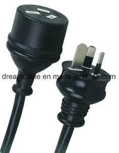 1.8m Black 250V10A SAA Power Extension Leads Au