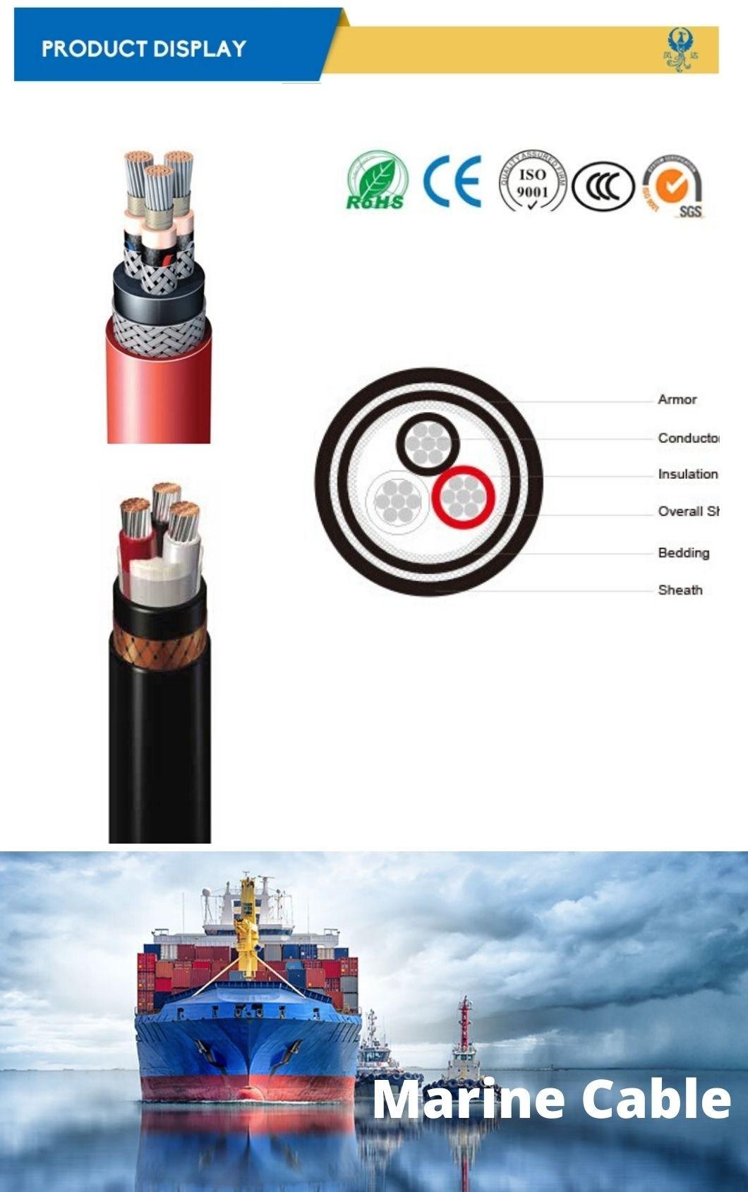 Nyy 450/700V 0.6/1kv Fa-Dpycy Tpycy Marine Shipboard Cable Aluminium Control Electric Coaxial Cable Waterproof Rubber Cable