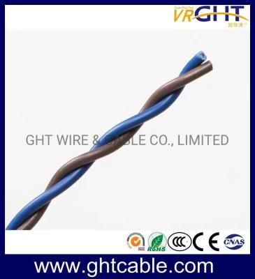 Two Cores Flexible Twisted Electric Cable