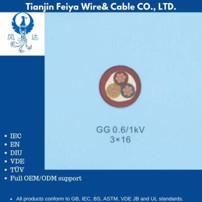 Gg 0.6/1kv Silicone Rubber Insulated Power Transmission Electric Electrical Cables