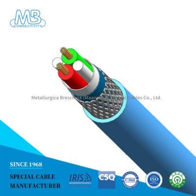 Black or Customized Color Power Cable with Aluminium Foil Shield for Automation