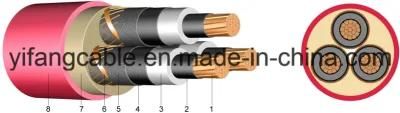 3.8/6.6 (7.2) Kv U/G Cables 6.6kv, XLPE, 3X185mm2 Copper Conductor BS-6622 IEC 60502