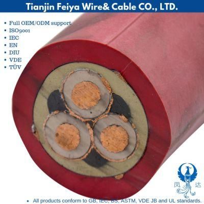 Hot Sale Electrical Trailing Cable for Mining Use Underground Wire 0.6/1kv 3.6/6kv Epr Insulated Welding Flexible Electric Rubber Cable