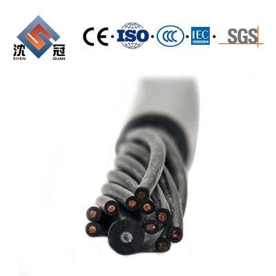 Shenguan Free Sample Shielded Motorcycle Tension Control Cable Electric Cable