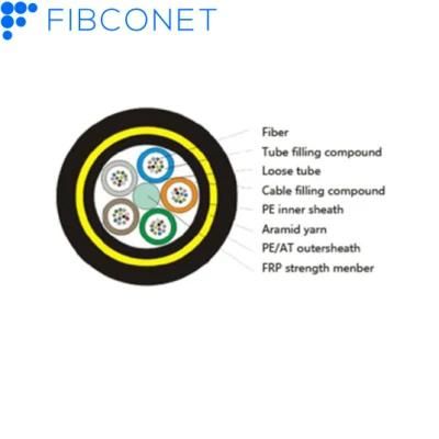 FTTH High Quality 48 Core Singlemode ADSS Fiber Optic Cable
