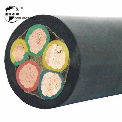 Rubber Cable Mining Use Mobile Rubber Sheathed Flexible Cable Epr Trailing Cable for Using in The Coal Mine
