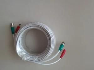 White CCTV Cable of BNC Video Cable for Security Surveillance Camera