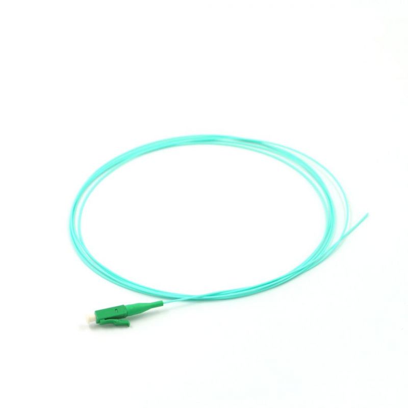 LC/APC Fiber Optics Pigtails with Green Jacket