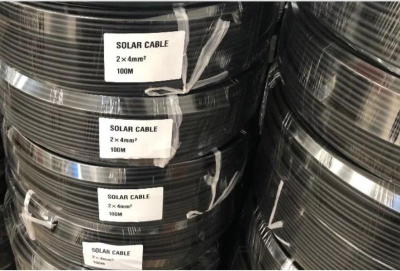 XLPE/Xlpo Solar Wire PV Cable 4mm2 6mm2 for Solar Panel