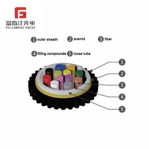 Gcyfxty 144 Core Micro Air Blown Fiber Optic Cable with Aramid Yarn