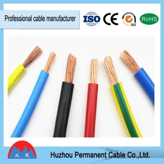 Low Voltage Stranded Annealed Copper Conductor PVC Insulation Welding Wire Cable