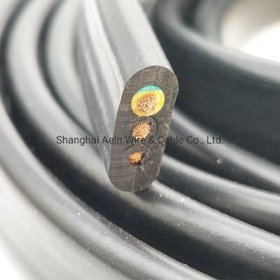 Hydro-T-Flat-726 Submersible Flat Rubber Cable for Use in Drinking Water