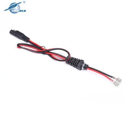 2 Pin SAE to SAE Connector 14AWG Extension Cable 30A 12V Wiring Harness for Car Motorcycle
