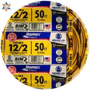 12/2 50FT Romex Type Nm-B Cable with Ground Wire