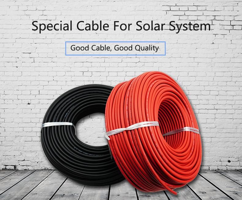 China Manufacture High Quality Solar Cable 6 mm Water Proof