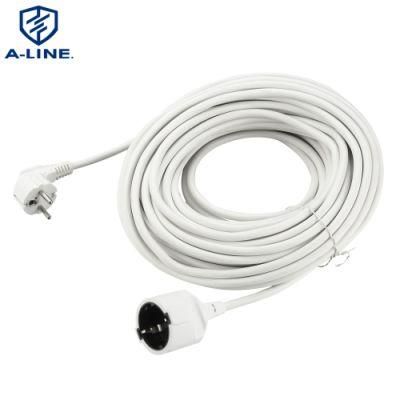 VDE Approved European 3 Pins AC Power Plug with Extension Cord
