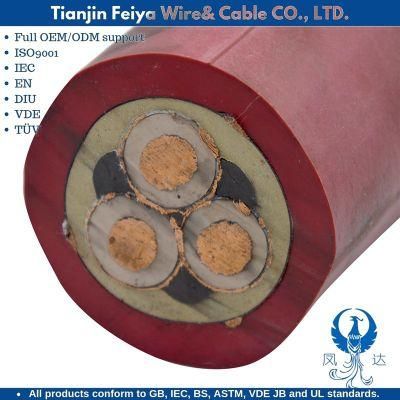 Nyy Type 241 51XLPE Insulated Armored PVC Sheathed Mining Rubber Mediumlowvoltage Electric Cable