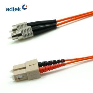 Factory Hot Sale Sc/Upc-FC/Upc Duplex 2.0mm 62.5/125 Om1 50/125 Om2 PVC/LSZH Patch Cord 3 Meters