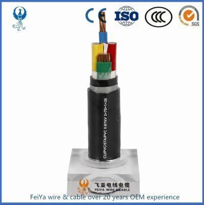 Steel Wire Armored Low Voltage XLPE Insulation Aluminum Power Flexible Copper Electric Cable PVC Wire