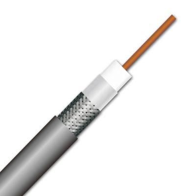 RG6 White/Black PVC Coaxial Drop Cable 75ohm