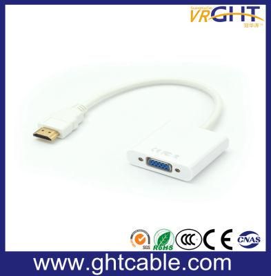 Best Sell HDMI Male to VGA Female Video Cable Cord Converter Adapter 1080P