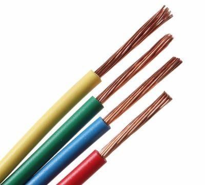 PE Electrical Core Cable Building Insulation Copper Conductor Flexible Electric Wire