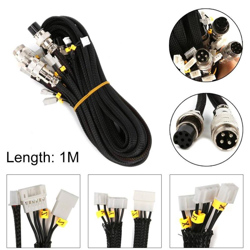 Olearn 3D Printer Upgrade Kit Extension Cable Kit 1m for Cr-10 10s S4 S5 Series for Creality 3D Printer