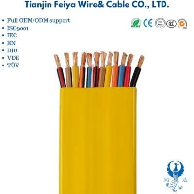 Flame Retardant and Fire-Resistant Flat Festoon Cable for Hoist Cranes