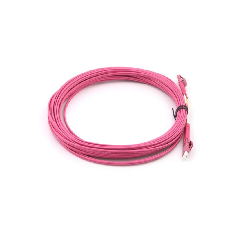 Fiber Optical Om4 LC-LC Duplex Patch Cord