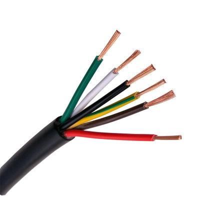 Multi-Core Electric Wire Light-Duty PVC Insulated Sheath Flexible Cable