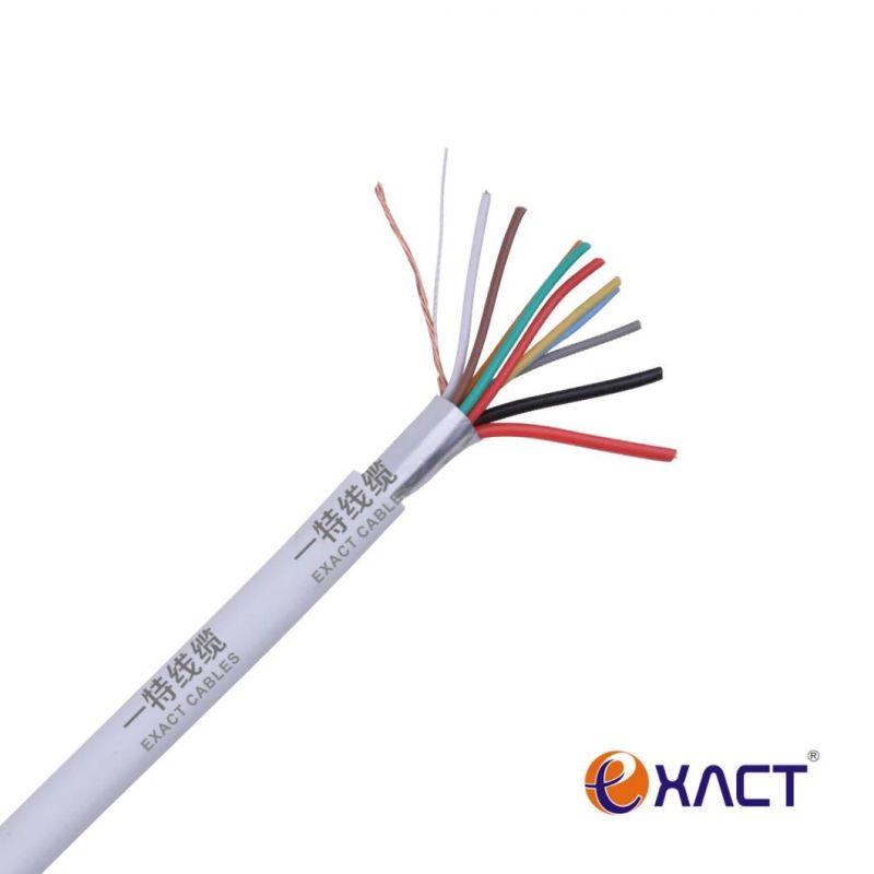 Unshielded Shielded CCA Stranded 4x0.22mm2+2x0.5mm2 Composite CPR Cca Alarm Cable Security Cable Control Cable